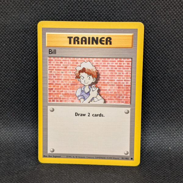 Pokémon Bill Base Set 91/102 Common Trainer · Near Mint Unlimited