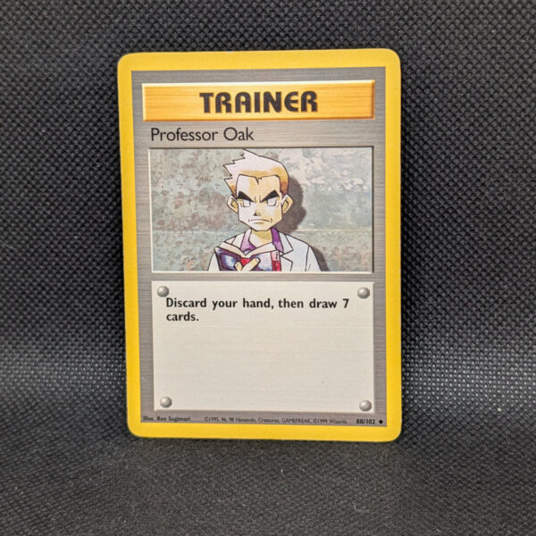 Pokémon Professor Oak Base Set 88/102 Trainer · Lightly Played Unlimited
