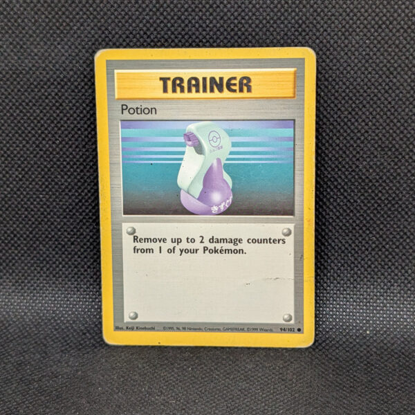 Pokémon Potion Base Set 94/102 Trainer Common · Lightly Played