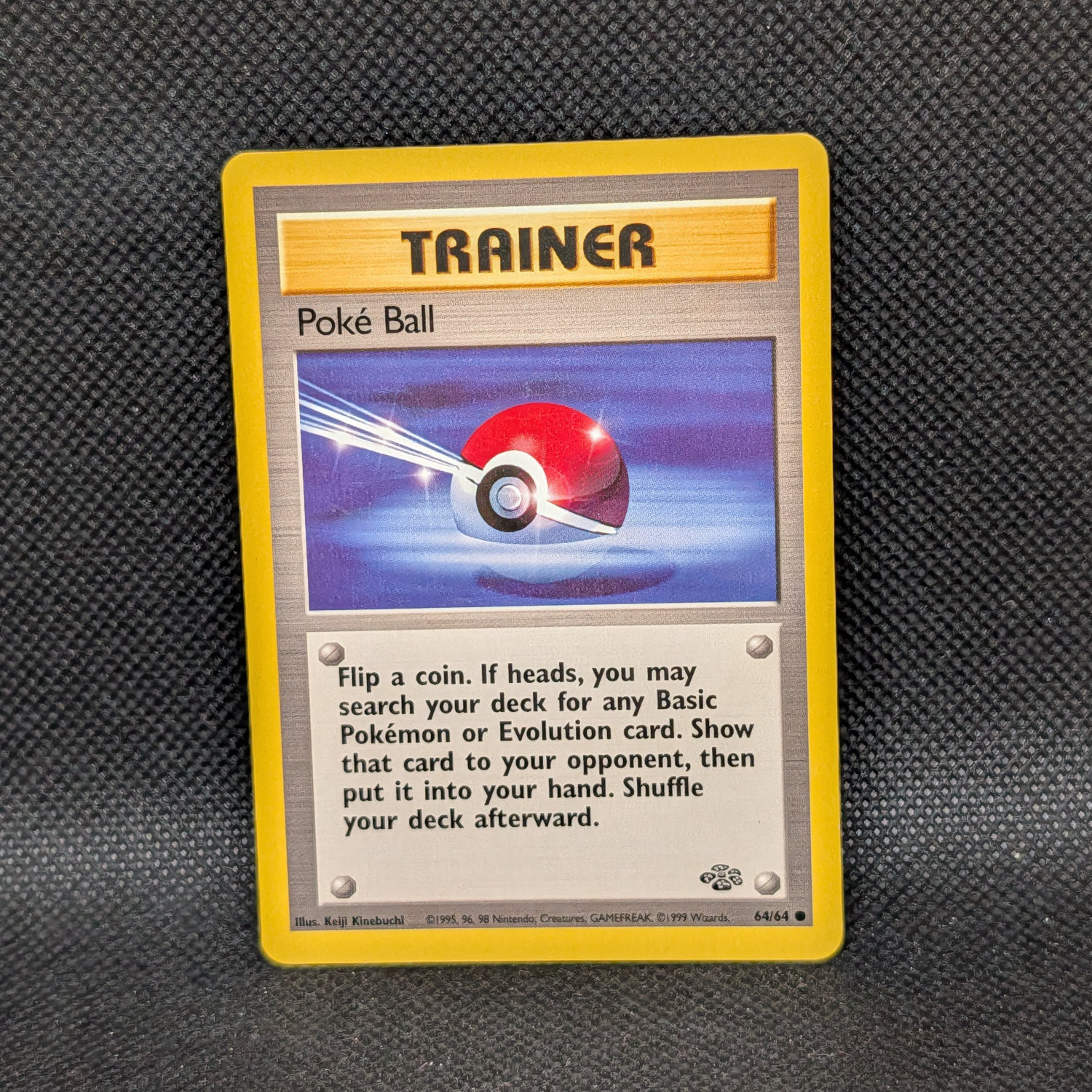 Pokémon Poké Ball Jungle 64/64 Common Trainer · Near Mint
