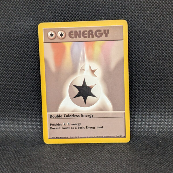 Pokémon Double Colorless Energy Base Set 96/102 Uncommon · Lightly Played