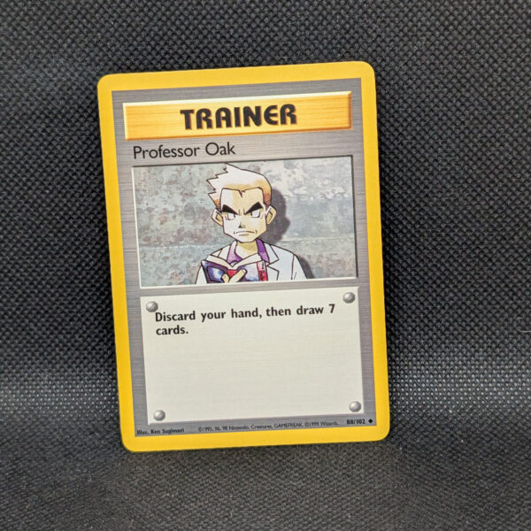 Pokémon Professor Oak Base Set 88/102 Trainer Unlimited · Lightly Played