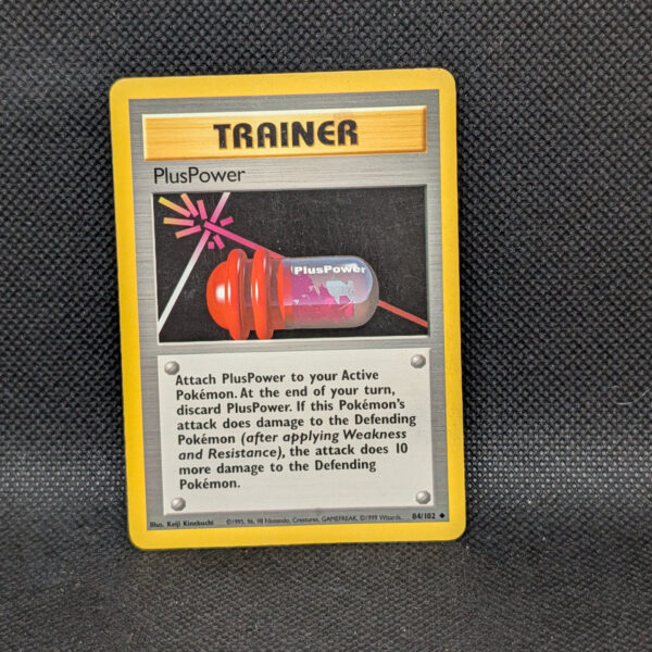Pokémon PlusPower Base Set 84/102 Common Trainer · Lightly Played