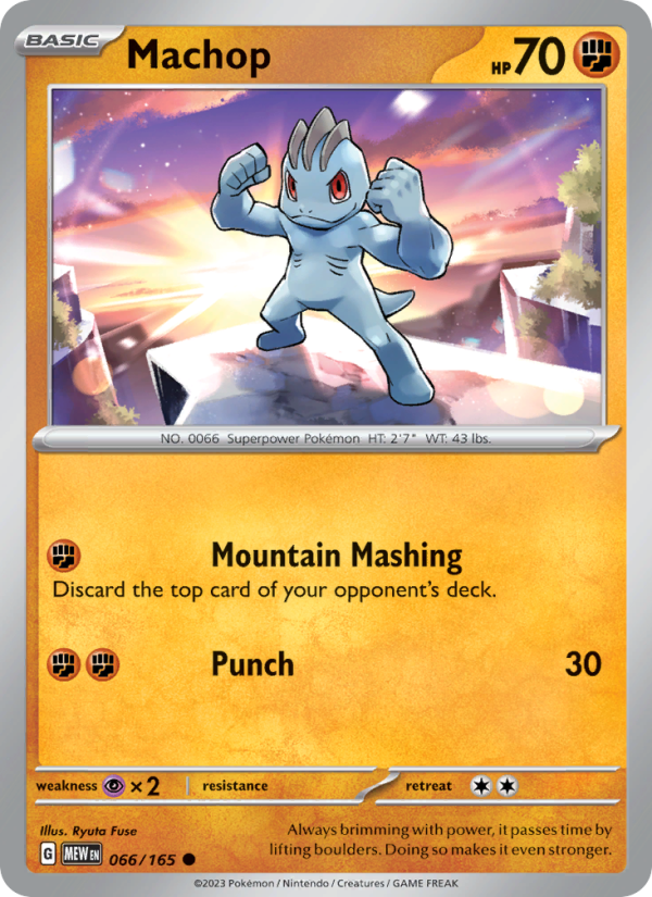 Machop - 066/165 - Reverse Holo - Pokémon 151