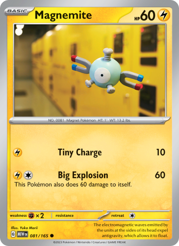 Magnemite - 081/165 - Reverse Holo - Pokémon 151