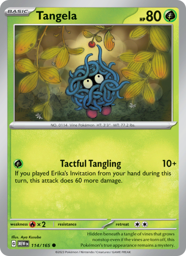 Tangela - 114/165 - Reverse Holo - Pokémon 151