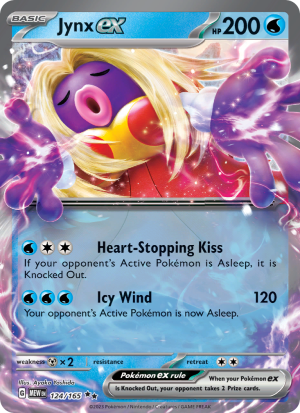 Jynx ex - 124/165 - Holo - Pokémon 151
