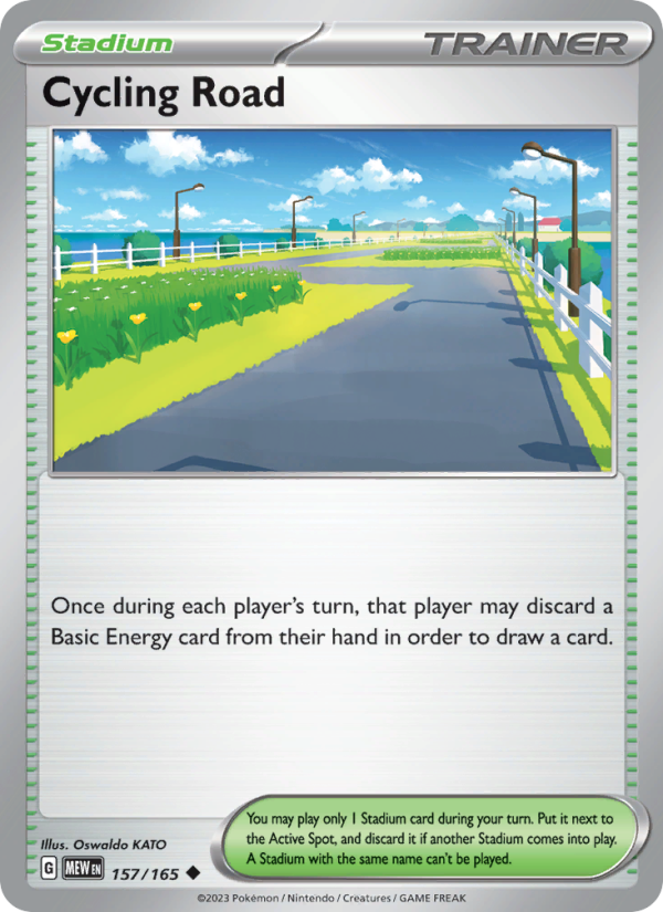 Cycling Road - 157/165 - Non-Holo - Pokémon 151