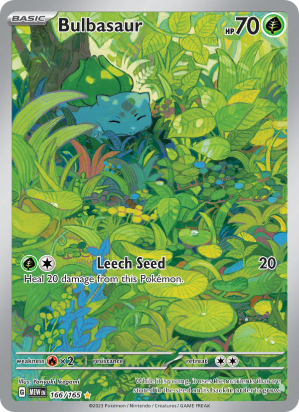 Bulbasaur - 166/165 - Holo - Pokémon 151