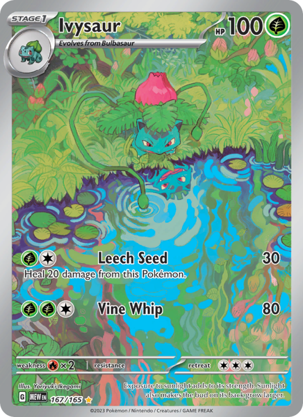 Ivysaur - 167/165 - Holo - Pokémon 151