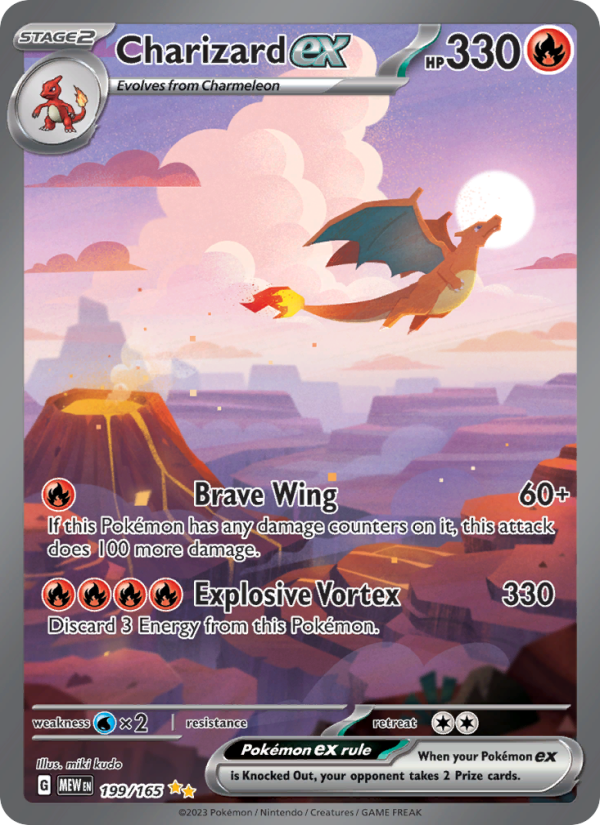 Charizard ex - 199/165 - Holo - Pokémon 151