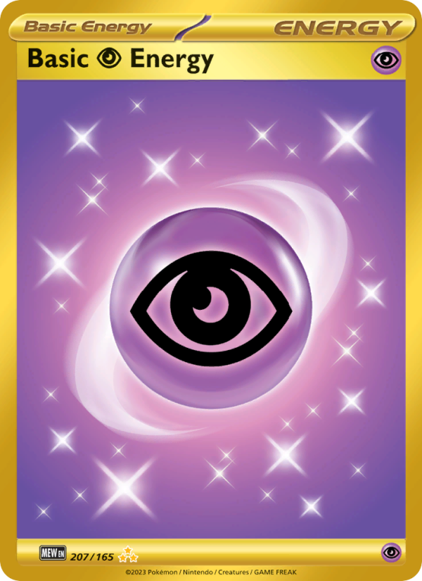Basic Psychic Energy - 207/165 - Holo - Pokémon 151