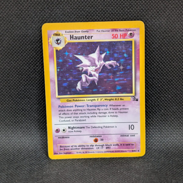 Pokémon Haunter Fossil Set 6/62 Holo Rare Unlimited · Lightly Played