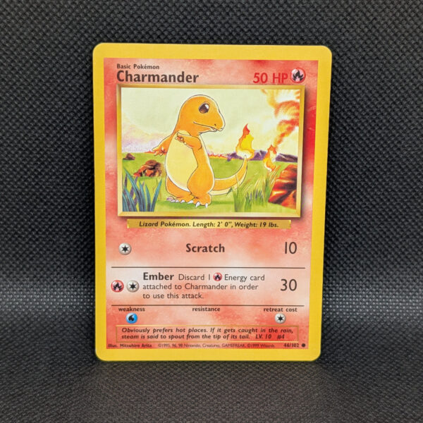 Pokémon Charmander Base Set 46/102 Common · Near Mint Unlimited