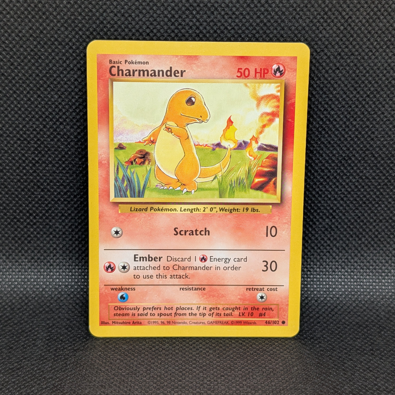 Pokémon Charmander Base Set 46/102 Common · Near Mint Unlimited