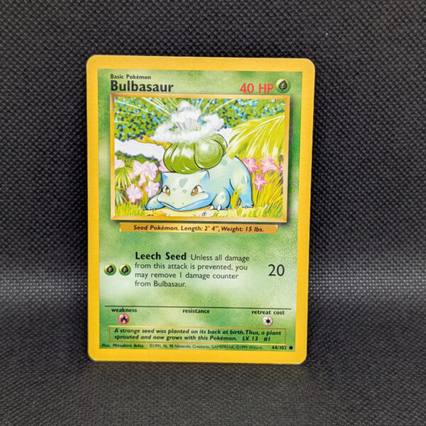 Pokémon Bulbasaur Base Set 44/102 Common · Lightly Played Unlimited