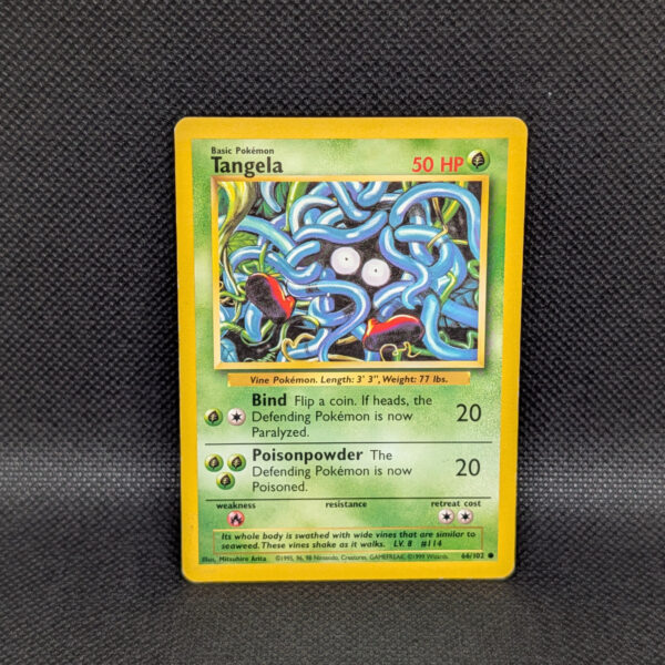 Pokémon Tangela Base Set 66/102 Common · Lightly Played Unlimited
