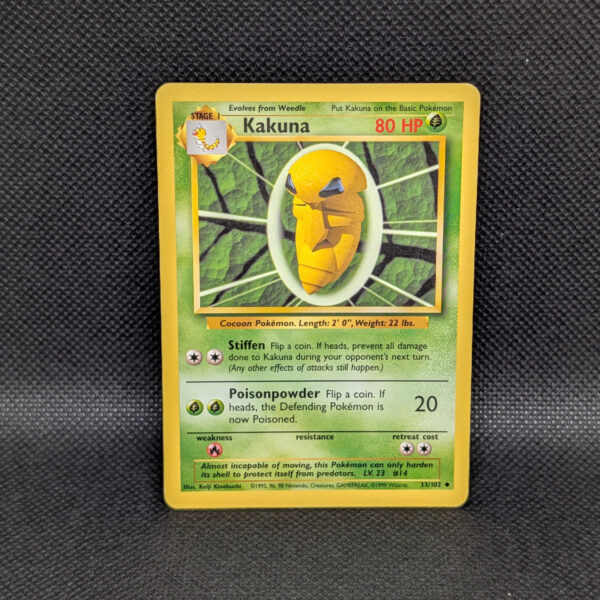 Pokémon Kakuna Base Set 33/102 Uncommon · Near Mint · Unlimited