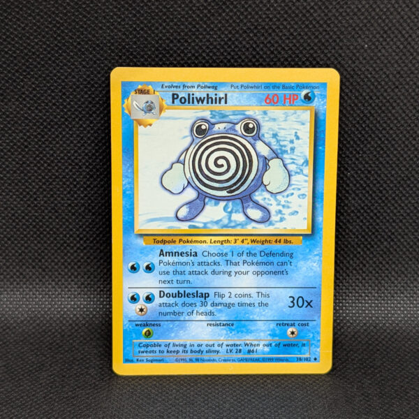 Pokémon Poliwhirl Base Set 38/102 Uncommon · Near Mint · Unlimited