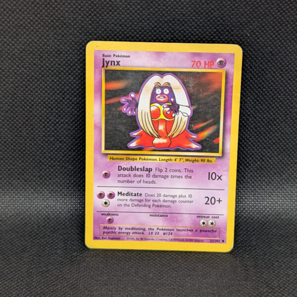 Pokémon Jynx Base Set 31/102 Uncommon · Lightly Played · Unlimited