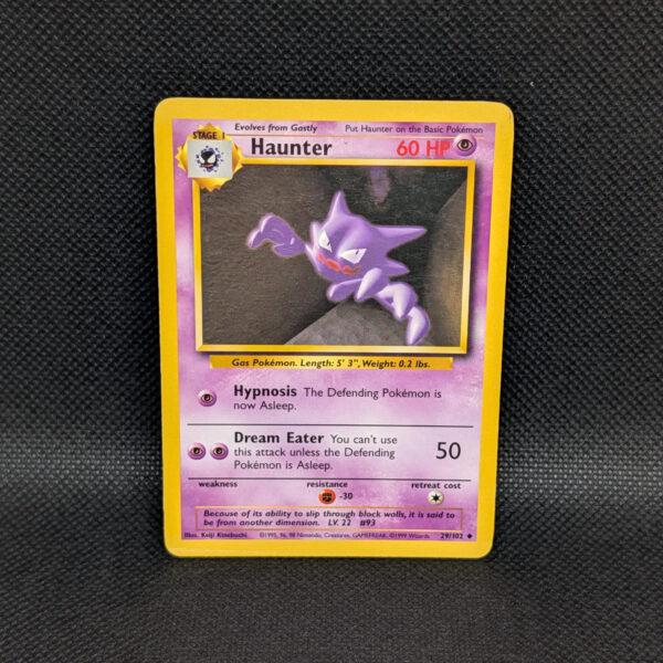 Pokémon Haunter Base Set 29/102 Uncommon · Lightly Played Unlimited