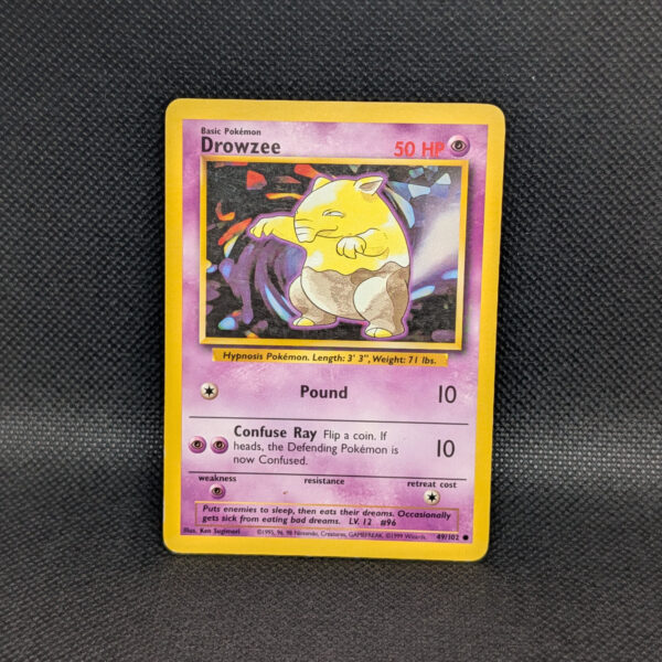 Pokémon Drowzee Base Set 49/102 Common · Lightly Played Unlimited