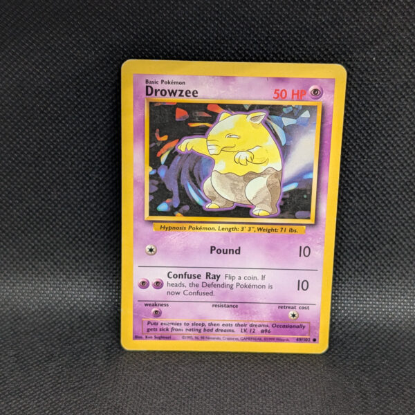 Pokémon Drowzee Base Set 49/102 Common · Lightly Played Unlimited