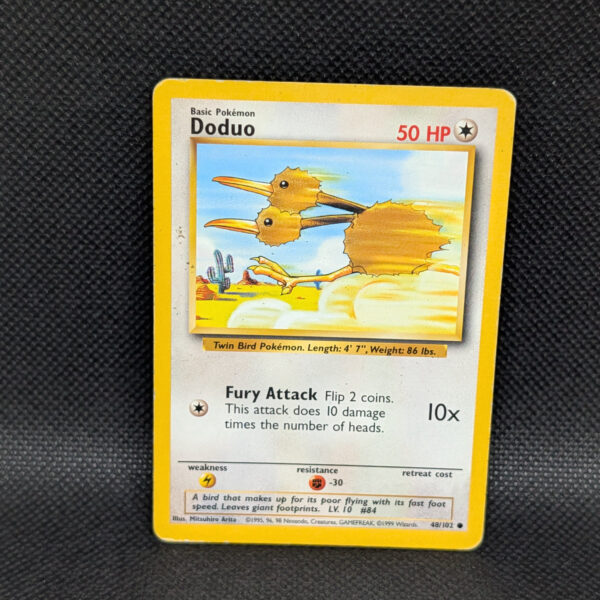 Pokémon Doduo Base Set 48/102 Common · Lightly Played · Unlimited