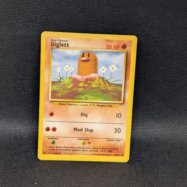 Pokémon Diglett Base Set 47/102 Common · Lightly Played Unlimited