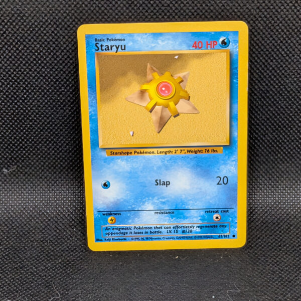 Pokémon Staryu Base Set 65/102 Common · Lightly Played Unlimited