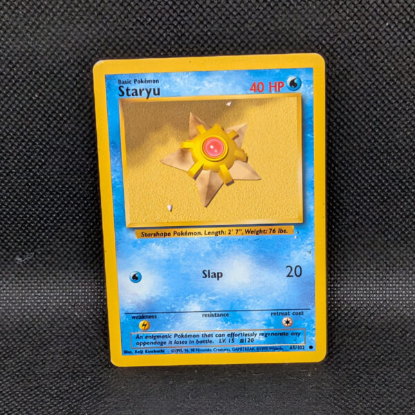 Pokémon Staryu Base Set 65/102 Common · Lightly Played Unlimited