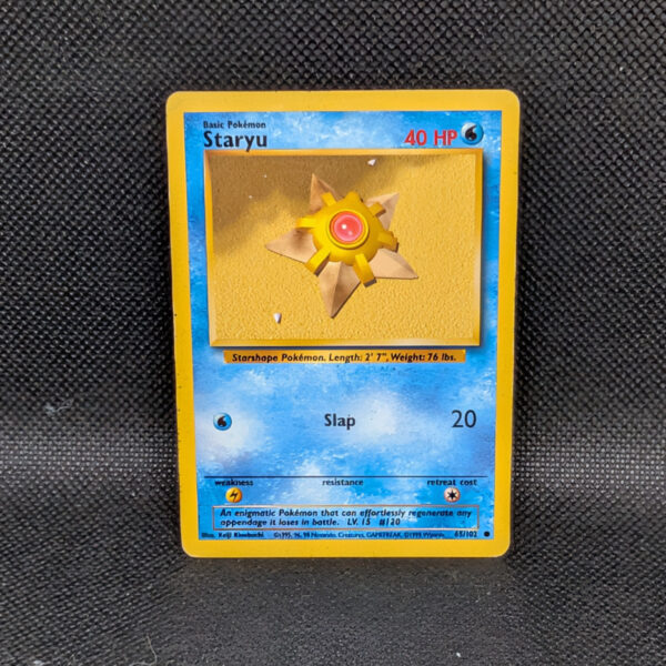 Pokémon Staryu Base Set 65/102 Common Unlimited · Lightly Played