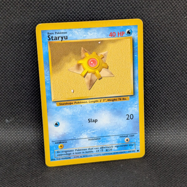 Pokémon Staryu Base Set 65/102 Common · Lightly Played Unlimited
