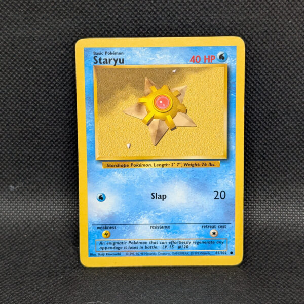 Pokémon Staryu Base Set 65/102 Common · Lightly Played · Unlimited