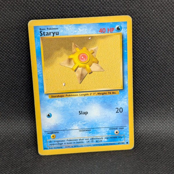 Pokémon Staryu Base Set 65/102 Common · Unlimited · Lightly Played