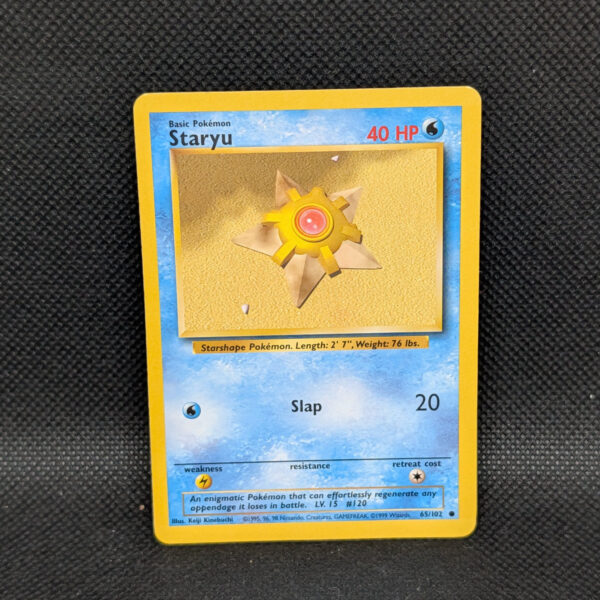 Pokémon Staryu Base Set 65/102 Common Unlimited · Lightly Played