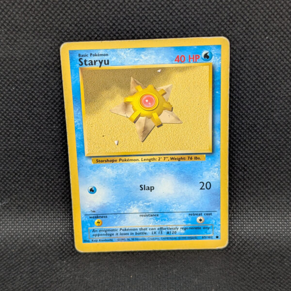 Pokémon Staryu Base Set 65/102 Common · Lightly Played · Unlimited