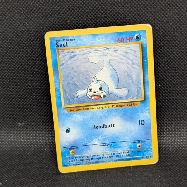 Pokémon Seel Base Set 41/102 Common · Lightly Played Unlimited