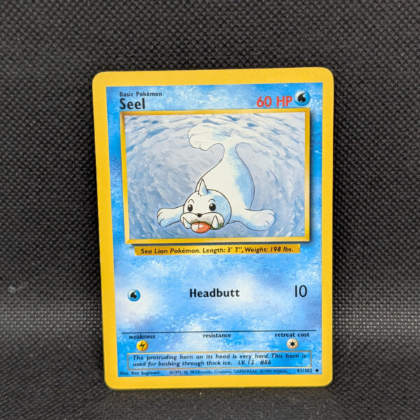 Pokémon Seel Base Set 41/102 Common · Lightly Played · Unlimited