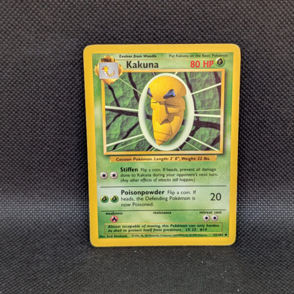 Pokémon Kakuna Base Set 33/102 Uncommon Unlimited · Lightly Played