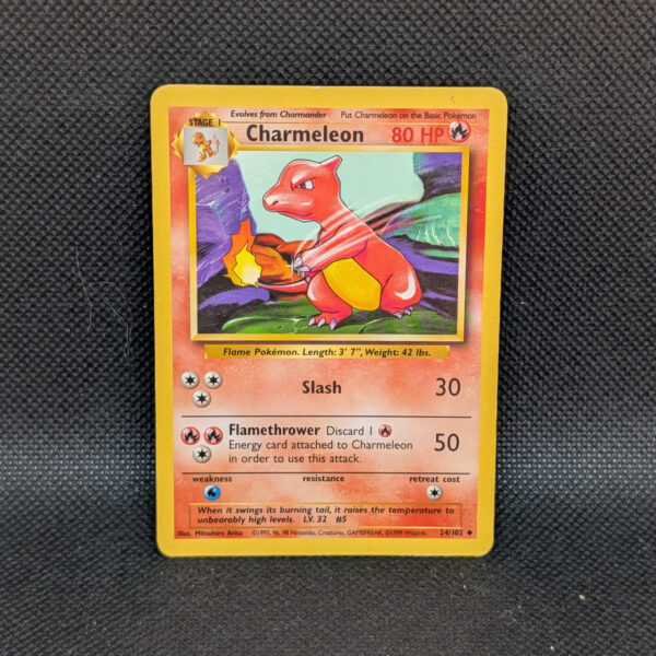 Pokémon Charmeleon Base Set 24/102 Uncommon · Lightly Played Unlimited