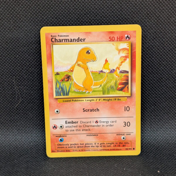 Pokémon Charmander Base Set 46/102 Common · Lightly Played Unlimited