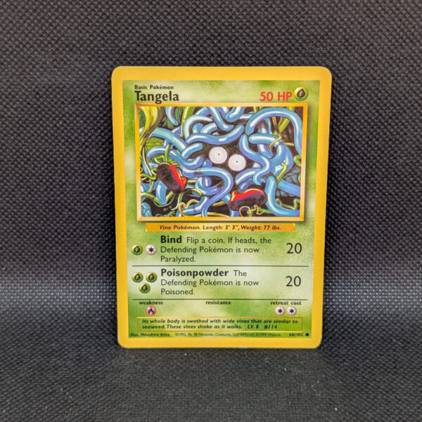 Pokémon Tangela Base Set 66/102 Common · Lightly Played Unlimited