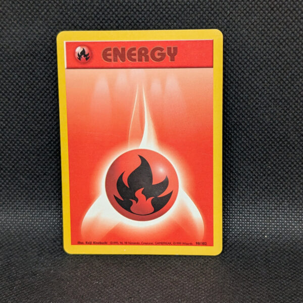 Pokémon Fire Energy Base Set 98/102 Common · Unlimited · Near Mint