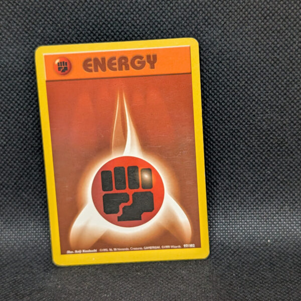 Pokémon Fighting Energy Base Set 97/102 Common Unlimited · Lightly Played