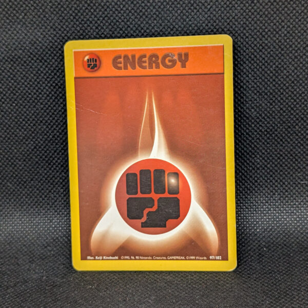 Pokémon Fighting Energy Base Set 97/102 Common · Lightly Played
