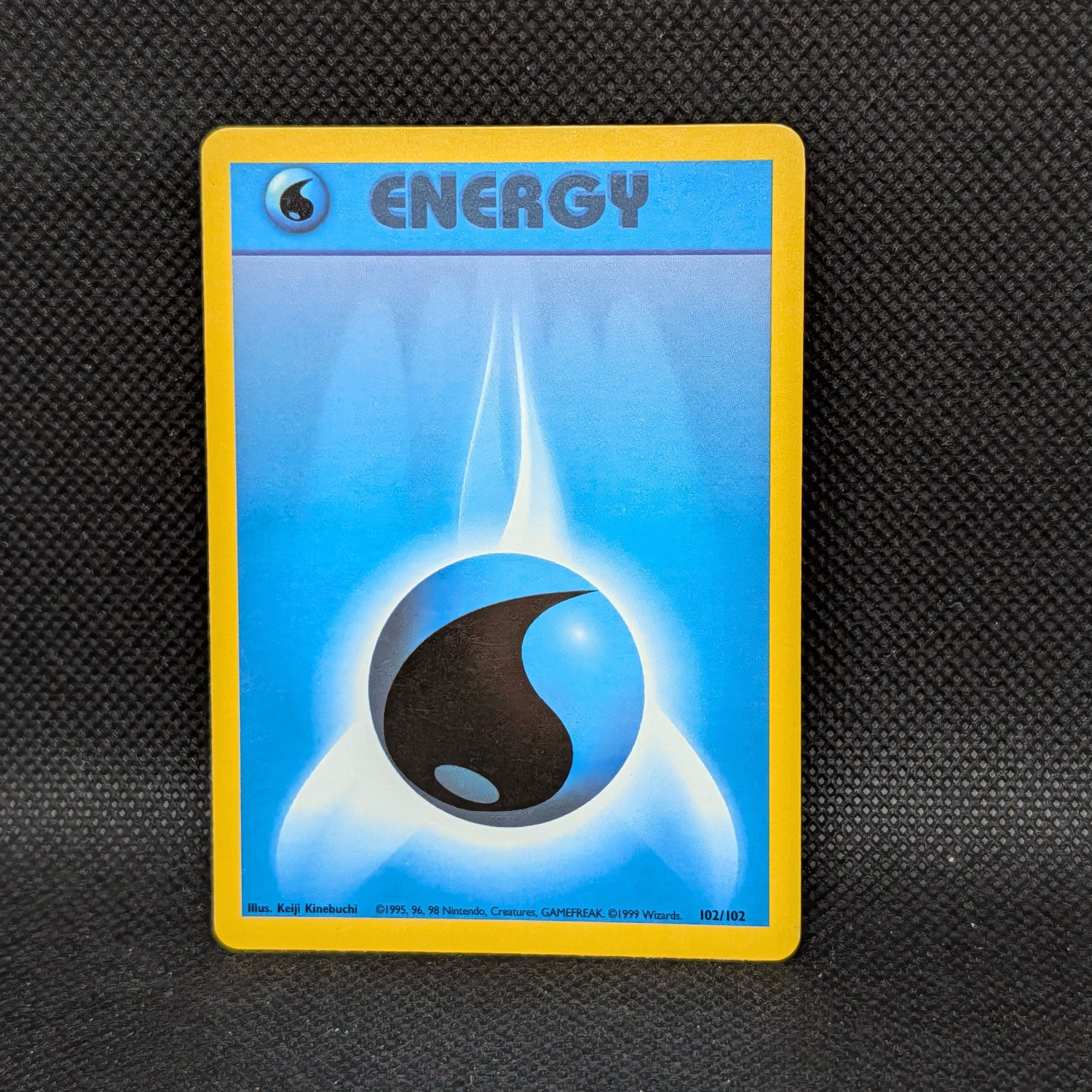 Pokémon Water Energy Base Set 102/102 Common Unlimited · Lightly Played