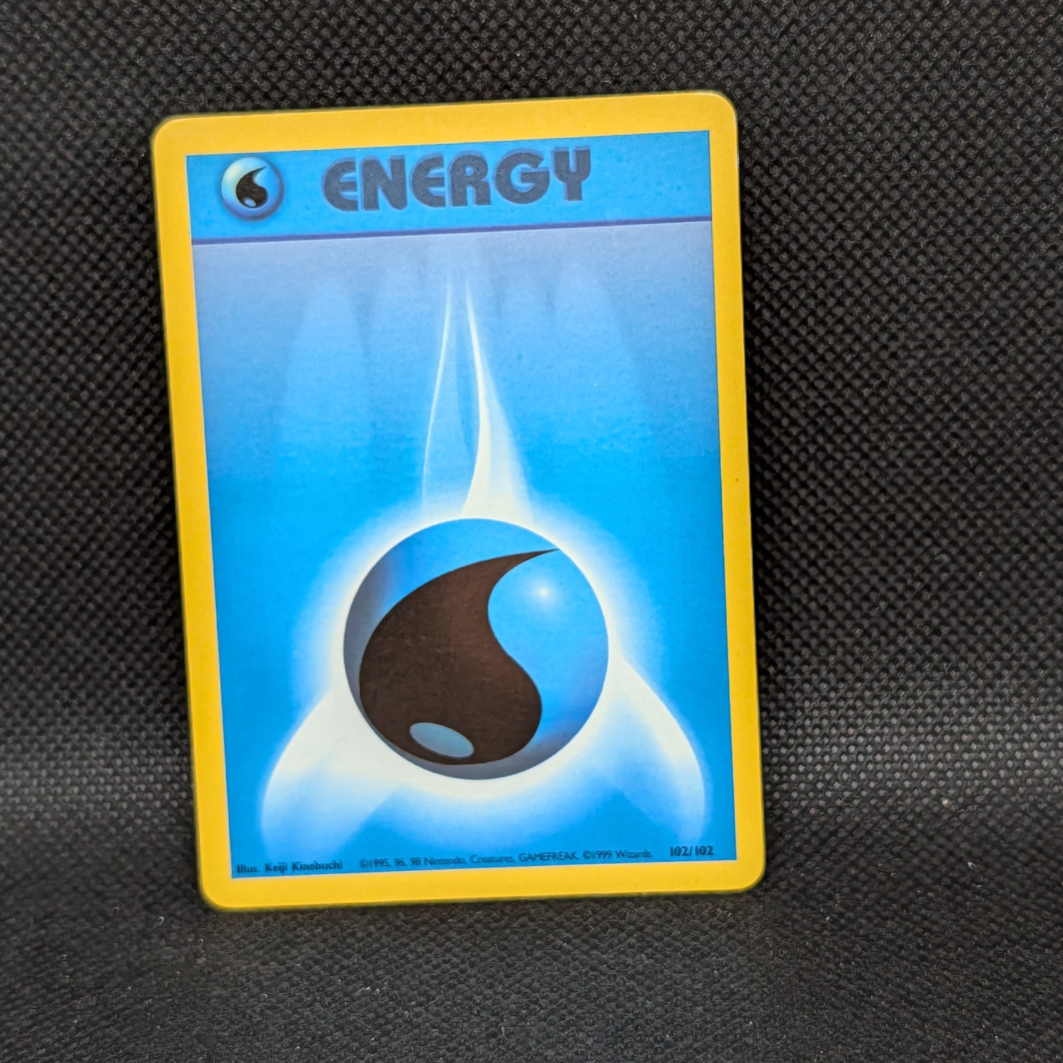 Pokémon Water Energy Base Set 102/102 Common Unlimited · Lightly Played