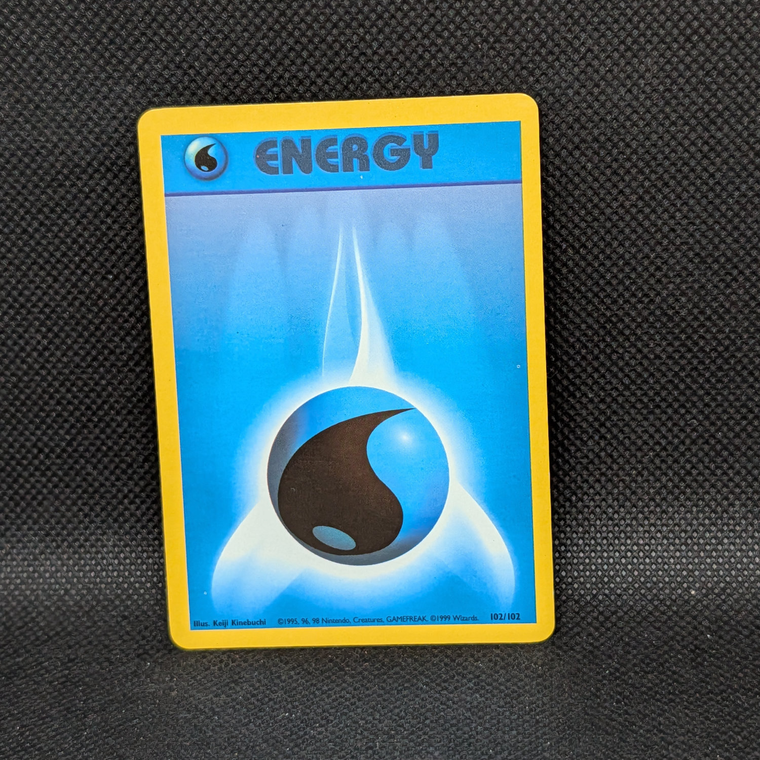 Pokémon Water Energy Base Set 102/102 Common Unlimited · Lightly Played