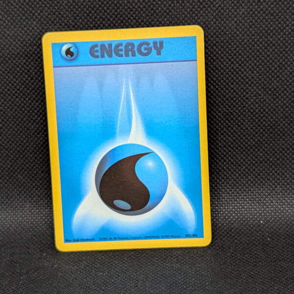 Pokémon Water Energy Base Set 102/102 Common Unlimited · Lightly Played